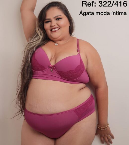 Lingerie conjunto de renda e moda intima Plus Size