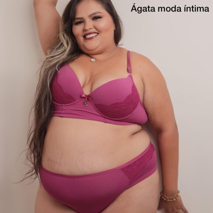 Lingerie conjunto de renda e moda intima Plus Size