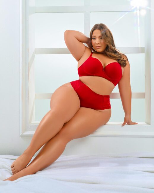 Lingerie conjunto de renda e moda intima Plus Size